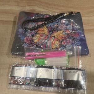 Butterfly and Mandala Diamond Art Wristlets